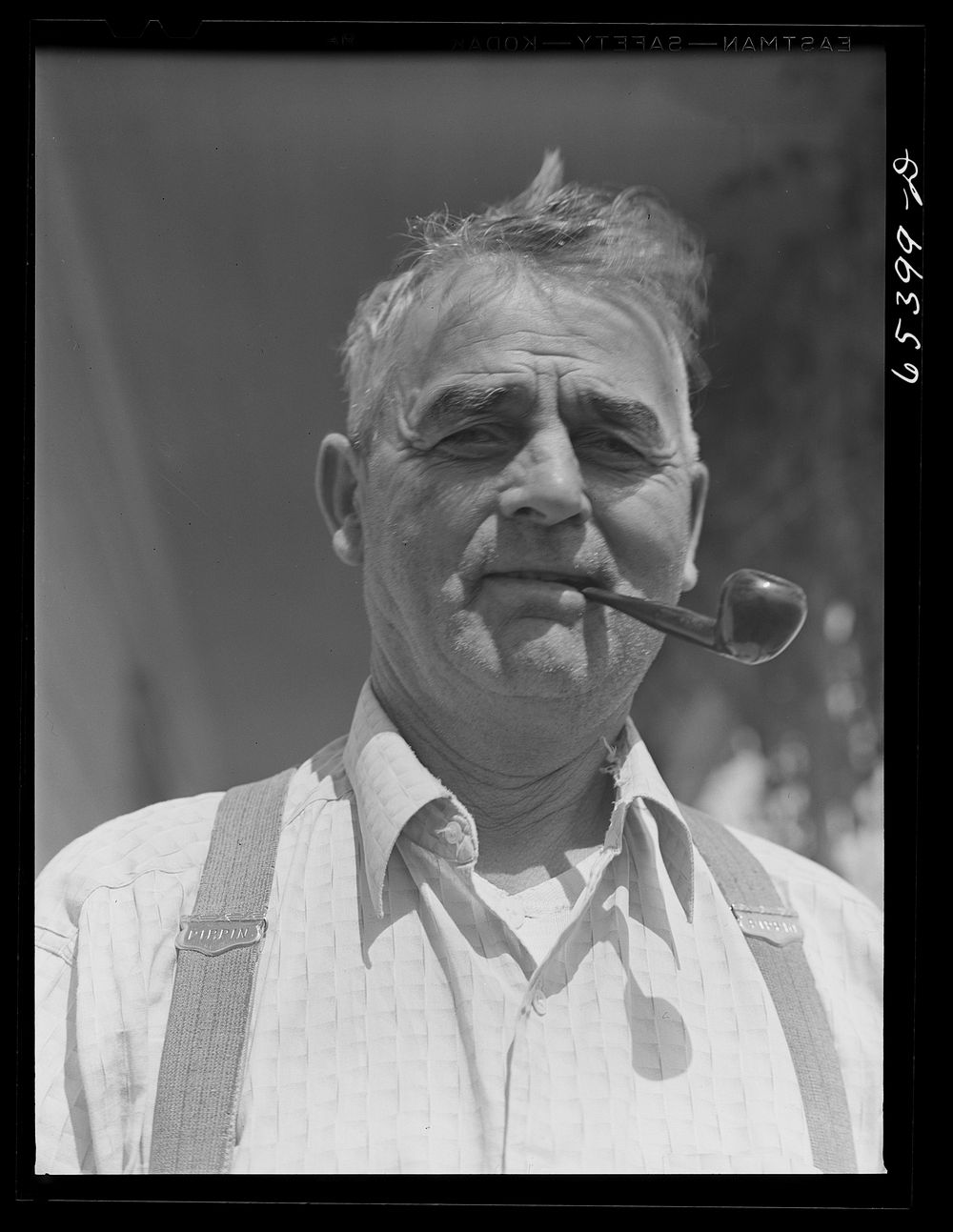 [Untitled photo, possibly related to: Beaverhead County, Montana. An old rancher who came from Iowa as a young man and…