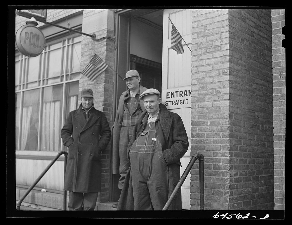 [Untitled photo, possibly related to: Glencoe, Minnesota. Farmers who have registered under Selective Service act in the…