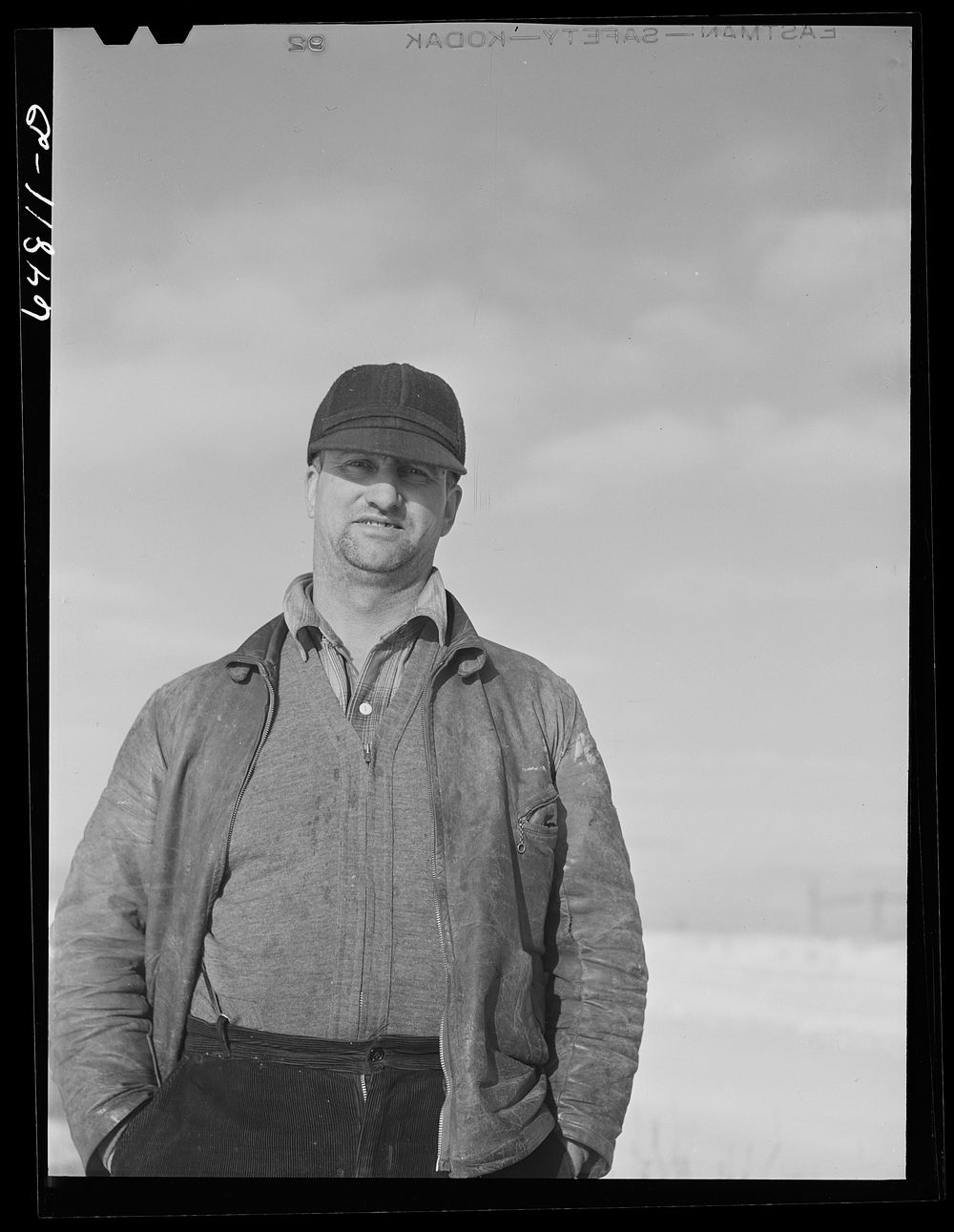 Adams County, North Dakota. Stock farmer. Sourced from the Library of Congress.