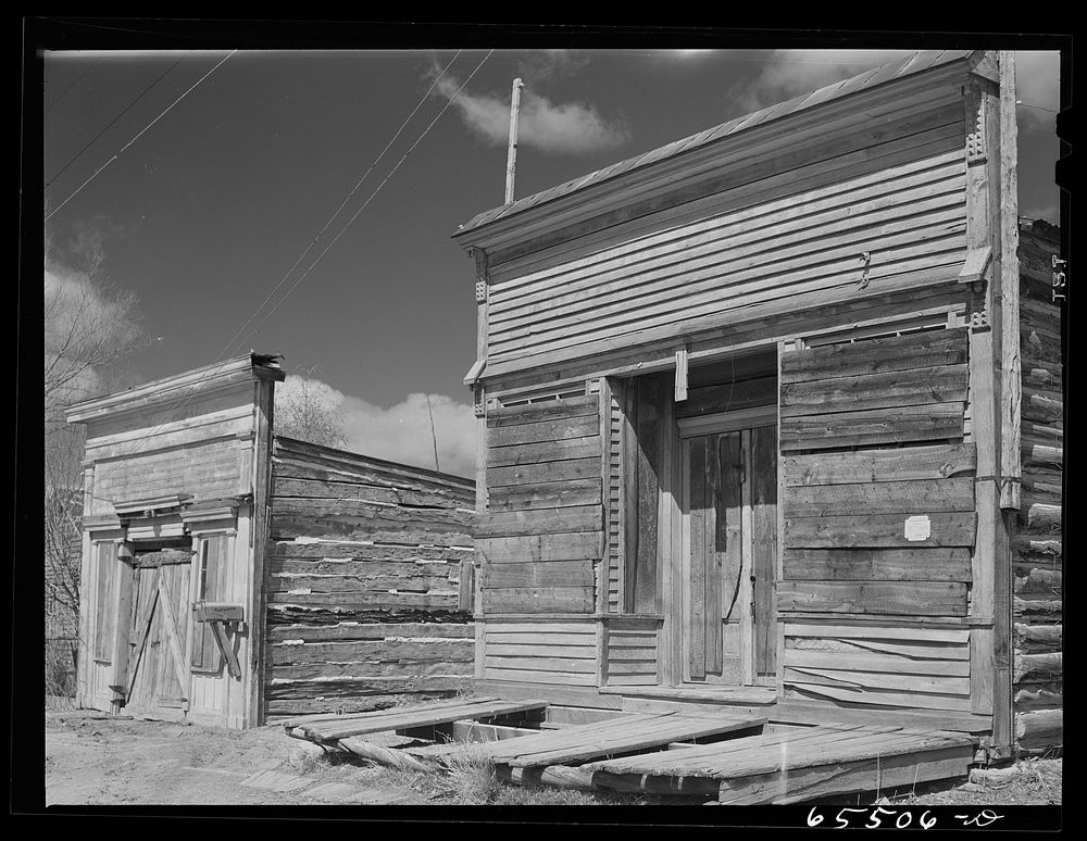 Bannack, Montana. Sourced from the Library of Congress.