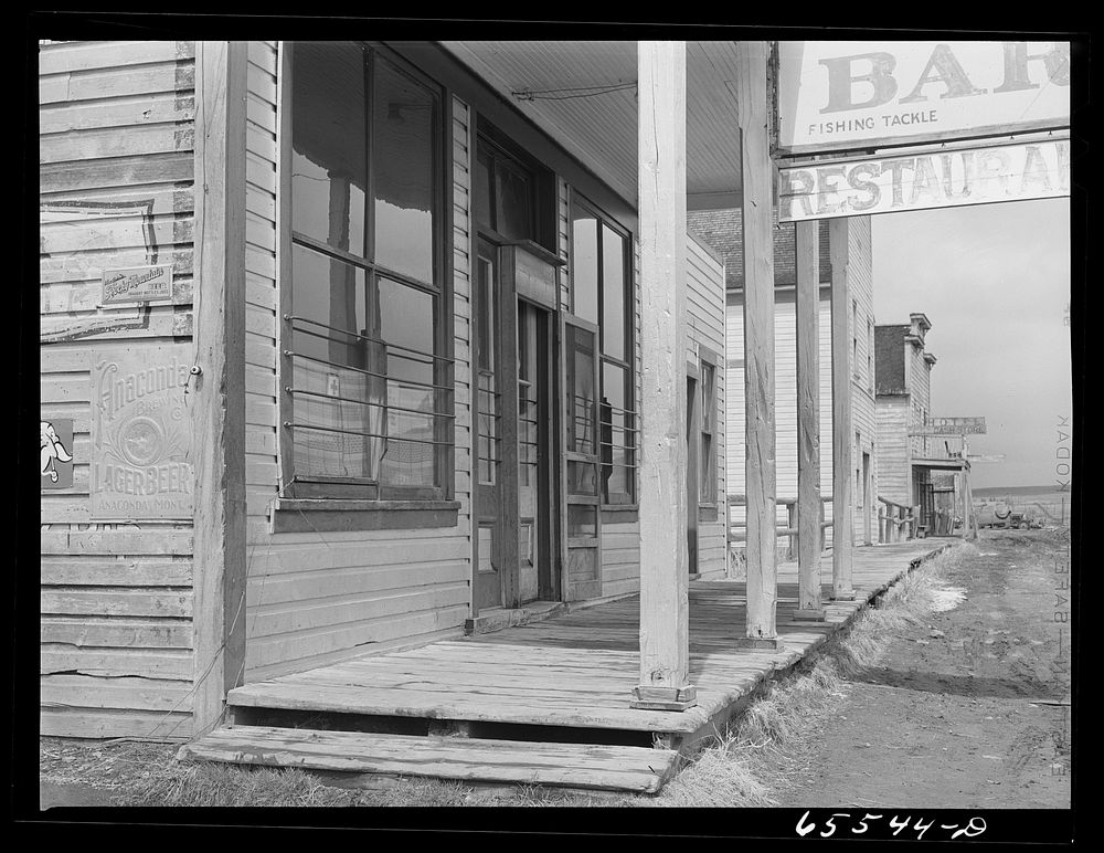 Jackson, Montana. Main street of Jackson, the second town in the Big Hole Basin with a population of about 120. Sourced from…