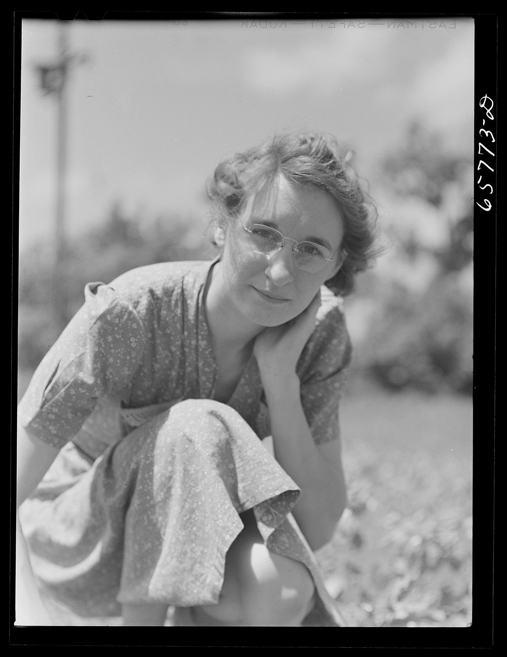 Lancaster County, Nebraska. Mrs. Pierce, wife of FSA (Farm Security Administration) borrower. Sourced from the Library of…