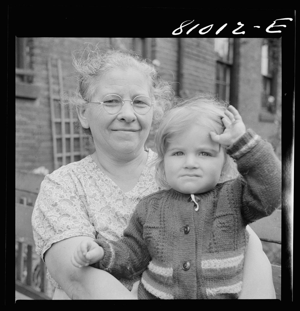 This girl's mother is Lithuanian and her father is Polish. Workers' section of Holyoke, Massachusetts. Sourced from the…