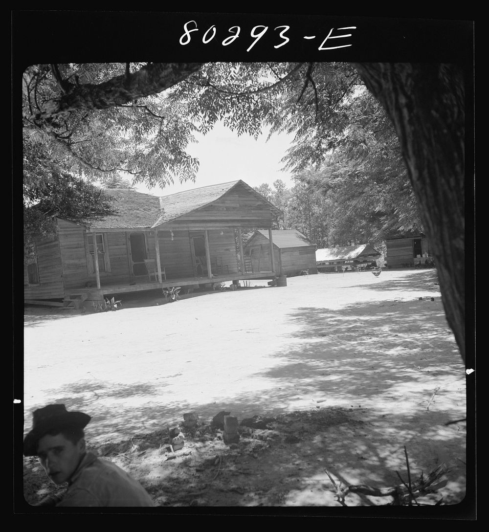 Home of Josh Smart. Coffee County, Alabama. Sourced from the Library of Congress.