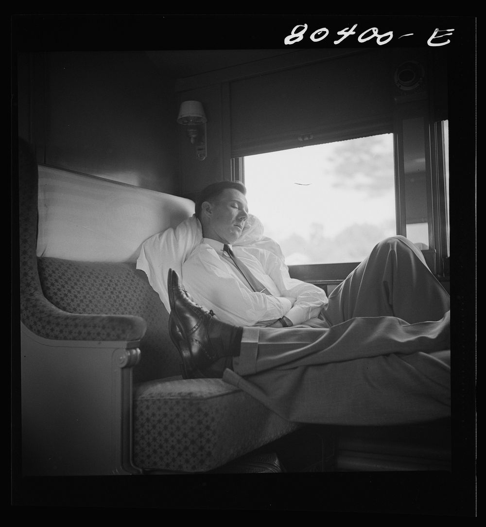 Whiling away the time through the Deep South. On the Southern Railroad. Georgia. Sourced from the Library of Congress.