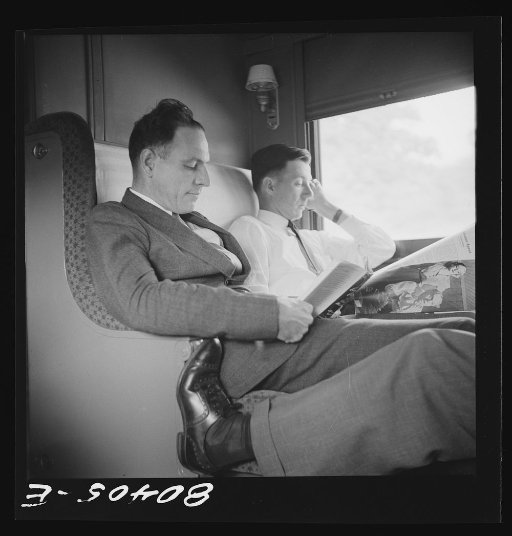 Readers Digest, Colliers, Life, Look and Peek and then the timetable, help to pass the time aboard a Southern Railway…