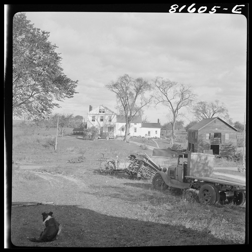 Mambert farm, Hudson River Valley, New York. Sourced from the Library of Congress.