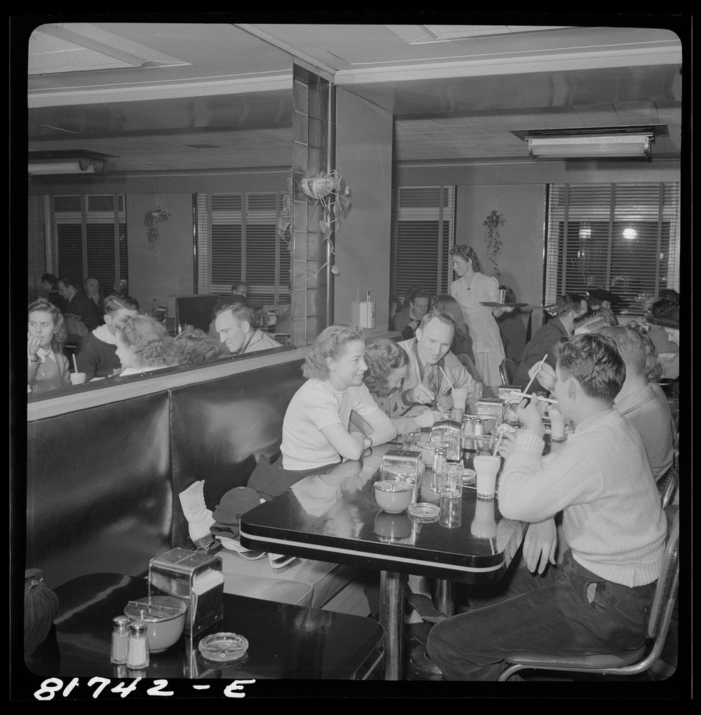 Washington Hot Shoppe restaurants. Washington, D.C.. Sourced from the Library of Congress.