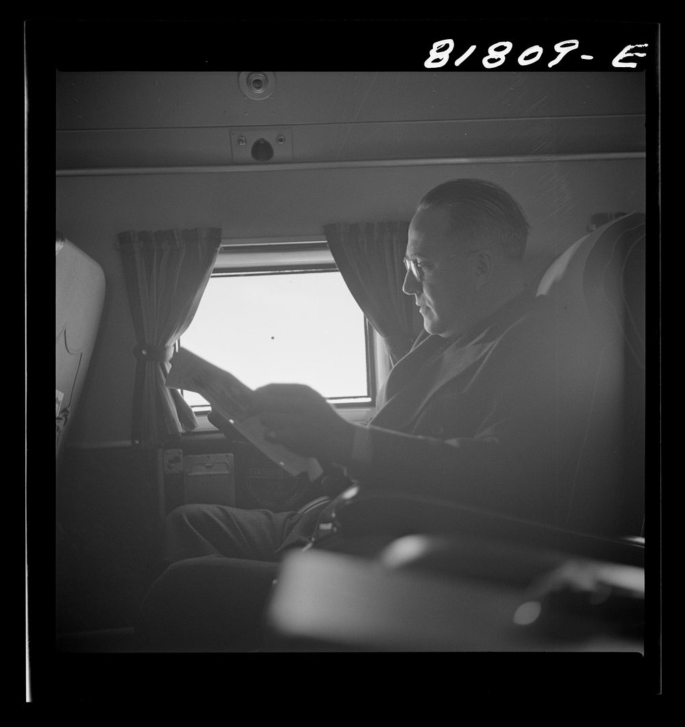 [Untitled photo, possibly related to: Aboard an airliner enroute from Los Angeles to San Francisco]. Sourced from the…