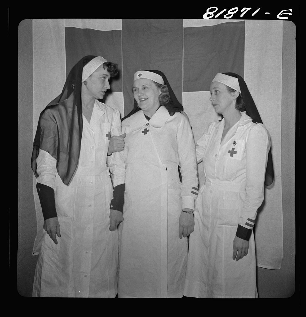 Red Cross workers. San Francisco, California. Sourced from the Library of Congress.