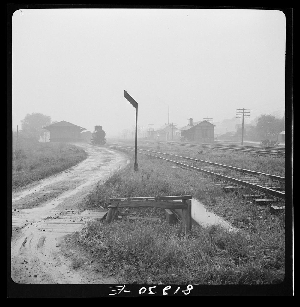 Freight and passenger station. Fort Hunter, New York. Sourced from the Library of Congress.