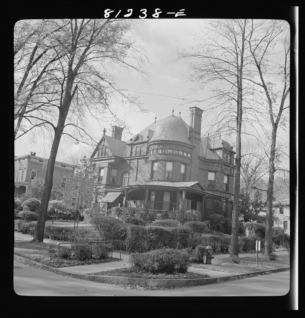 House in the old residential district at Little Falls, New York. Sourced from the Library of Congress.