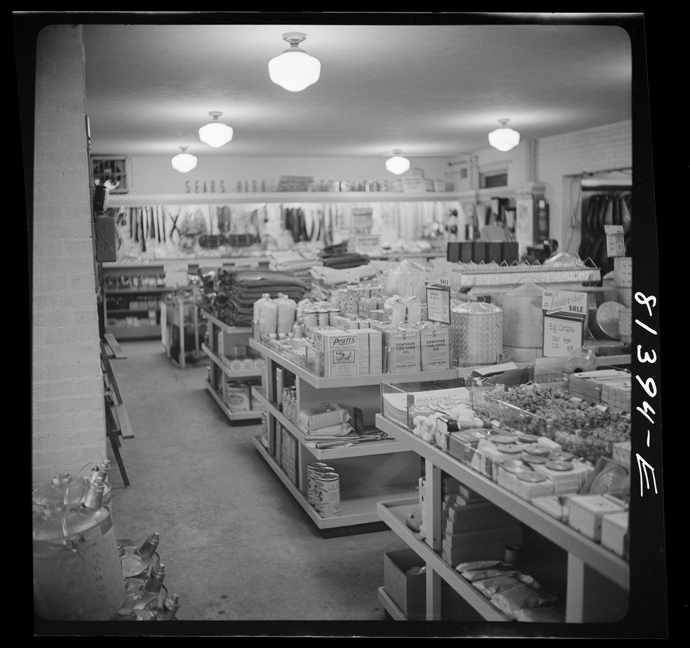 [Untitled photo, possibly related to: Sears Roebuck store. Syracuse, New York]. Sourced from the Library of Congress.