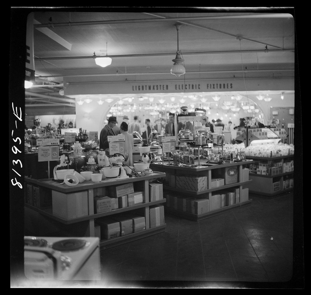 Sears Roebuck store. Syracuse, New York. Sourced from the Library of Congress.