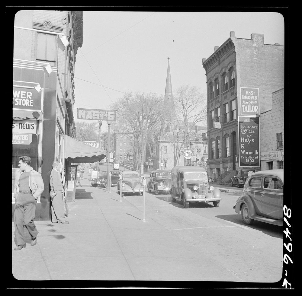 Amsterdam, New York. Street scene. Sourced from the Library of Congress.