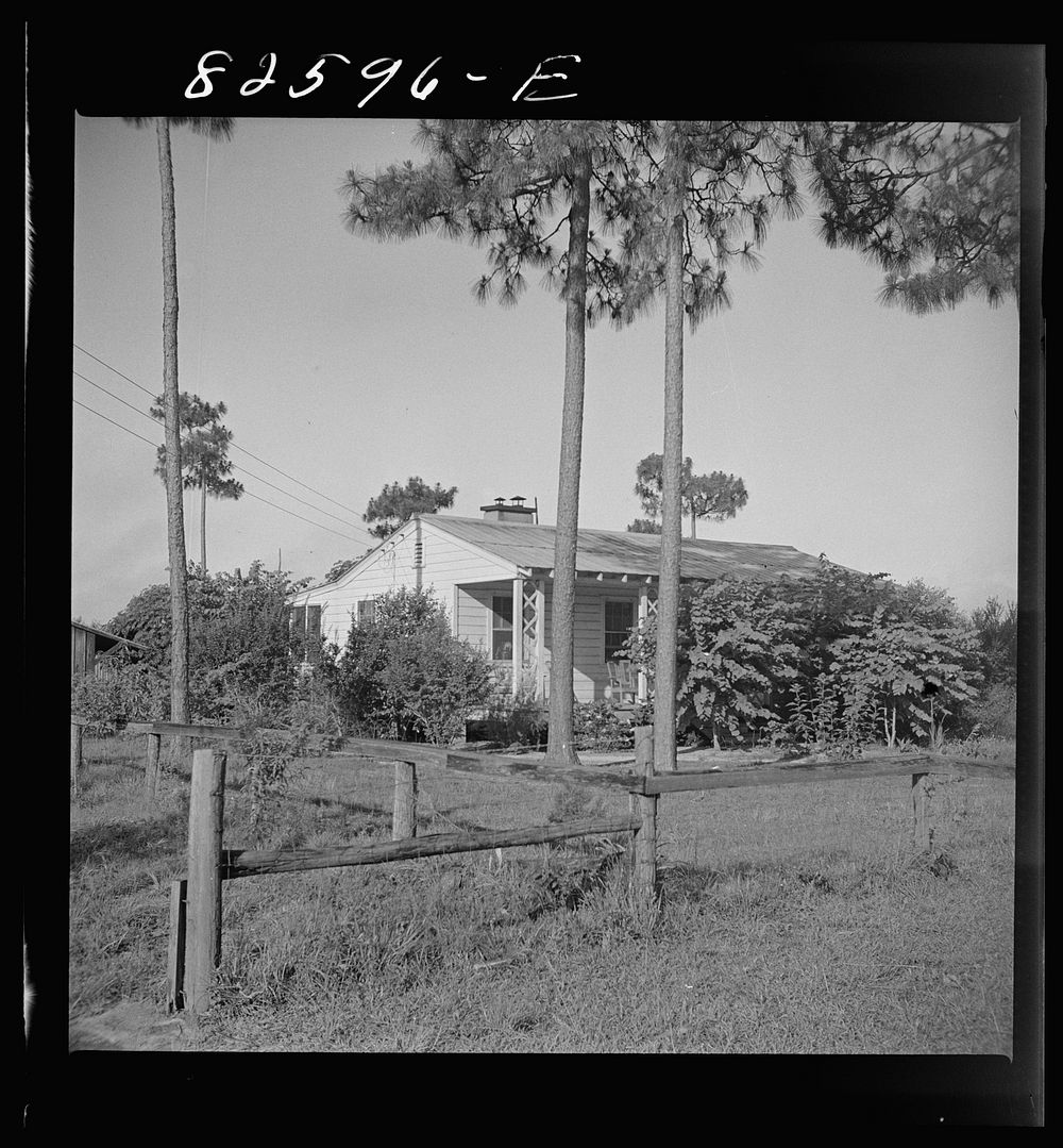 Escambia Farms, Florida. FSA (Farm Security Administration) client's home. Sourced from the Library of Congress.