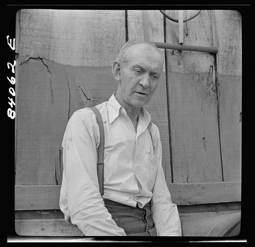 [Untitled photo, possibly related to: Richwood, West Virginia. Grandfather Friend]. Sourced from the Library of Congress.
