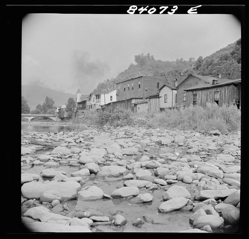 Richwood, West Virginia. Slums. Sourced from the Library of Congress.