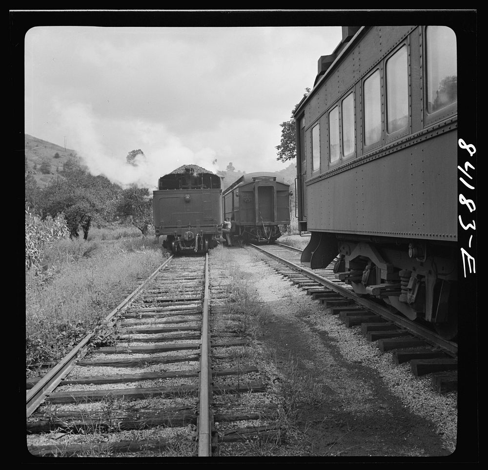 Picking up the Clay section of the special train carrying agricultural workers to upper New York state. Sourced from the…