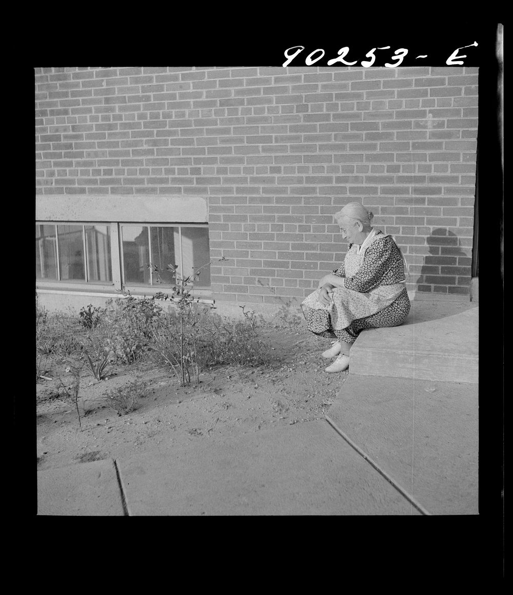 [Untitled photo, possibly related to: Resident of Westfield Acres, U.S. housing project. Camden, New Jersey]. Sourced from…
