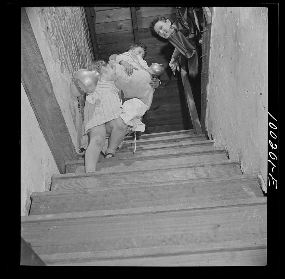 [Untitled photo, possibly related to: Washington, D.C. Scrap salvage campaign, Victory Program. These children are bringing…