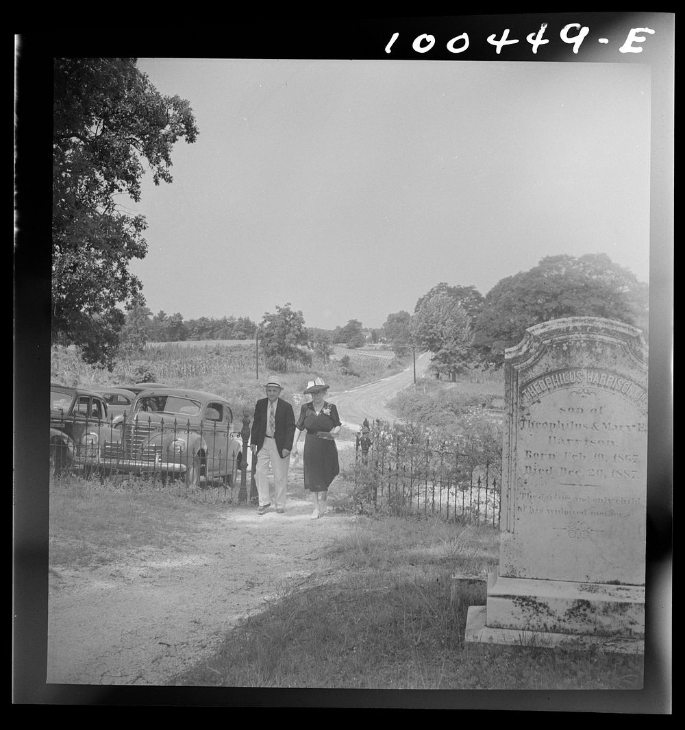 [Untitled photo, possibly related to: Saint Mary's County, Maryland. People going to All Faith Church]. Sourced from the…