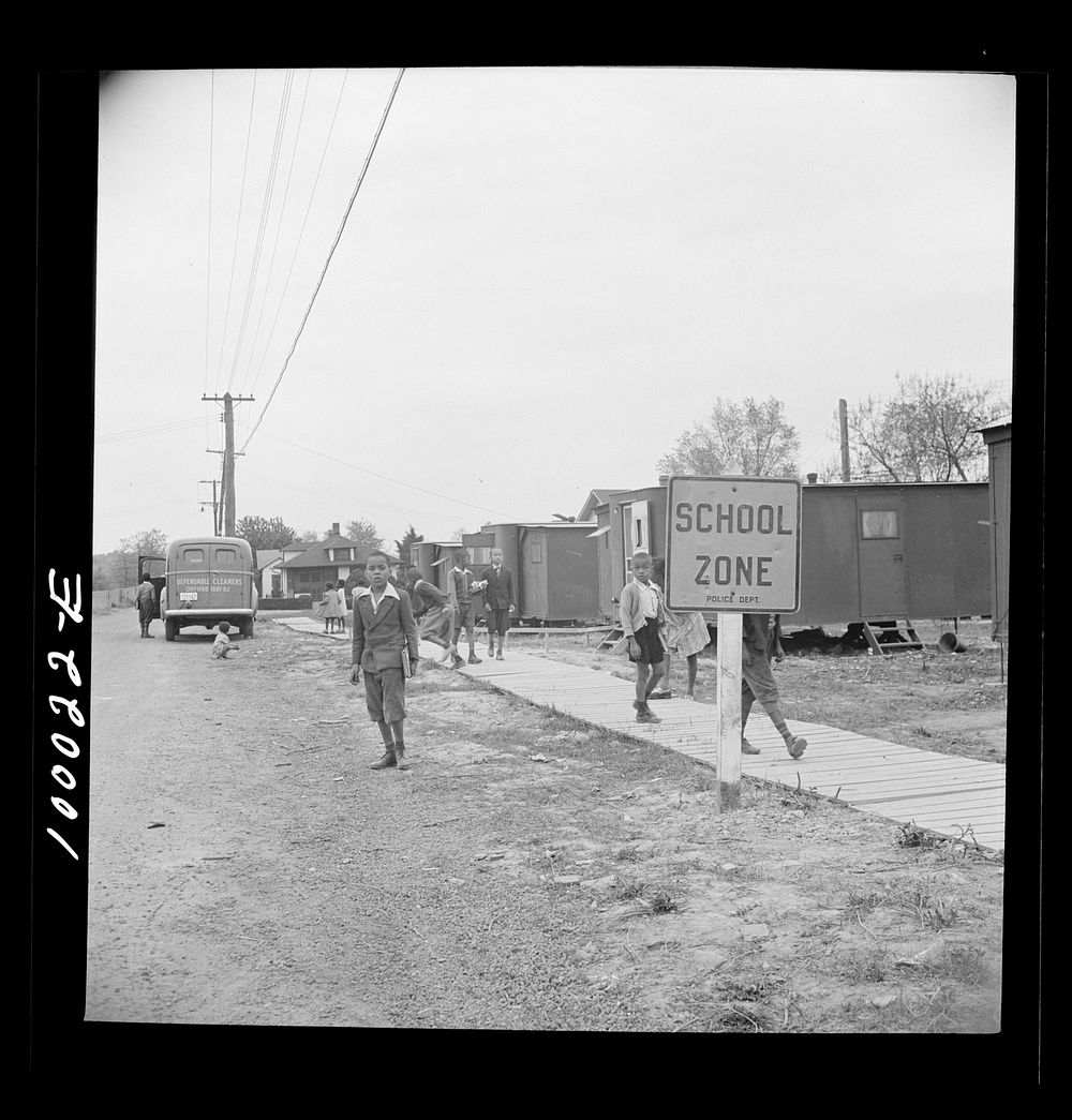 Arlington, Virginia. FSA (Farm Security Administration) trailer camp project for es. The project is situated right next to a…