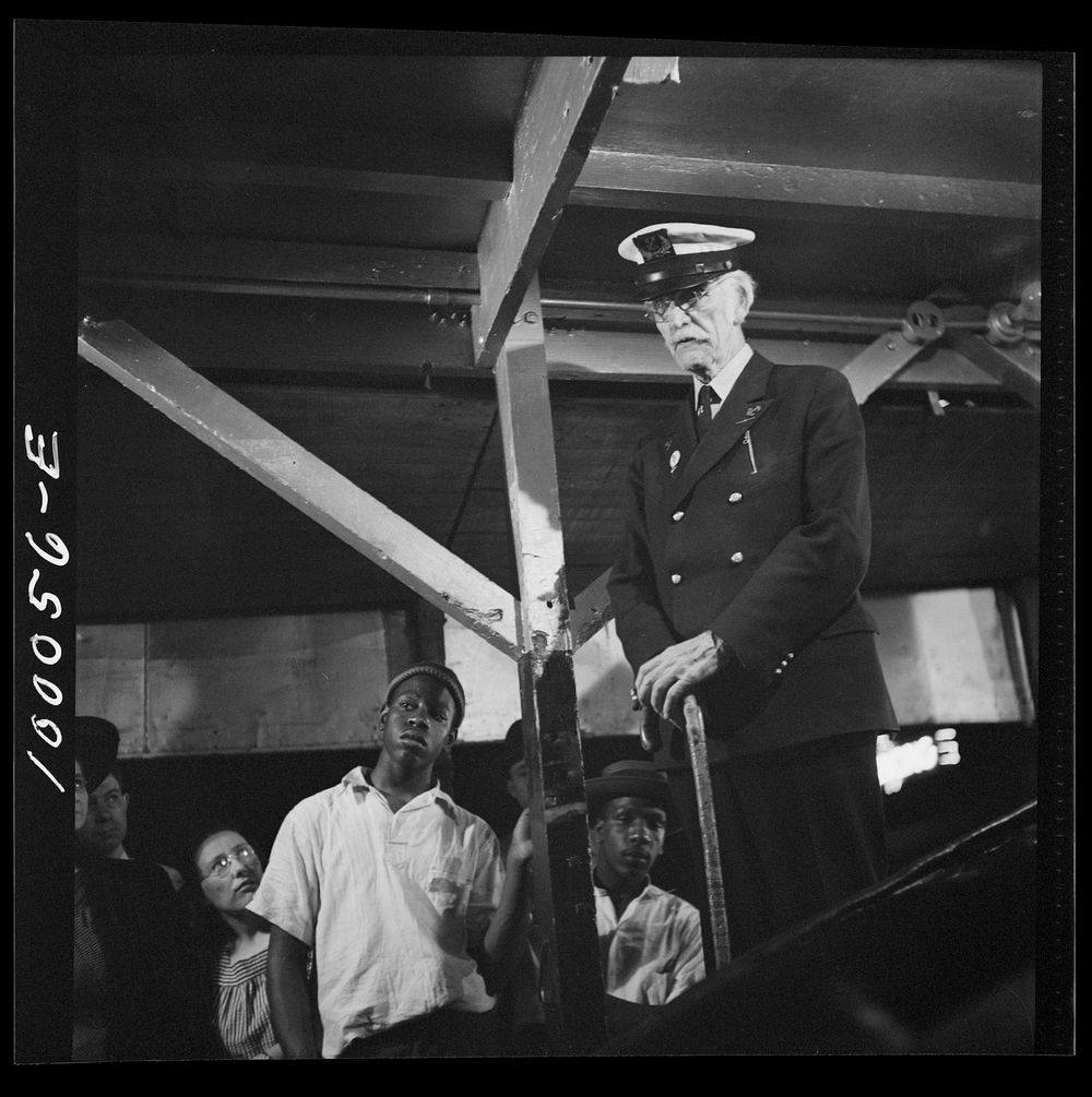 Norfolk, Virginia. Impresario in a travelling railroad show, who pretends to be a sea captain who captured the whale on…