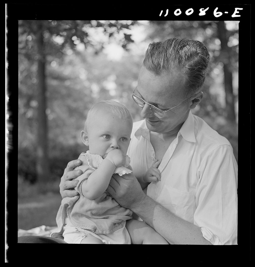 [Untitled photo, possibly related to: Detroit, Michigan. Father and son]. Sourced from the Library of Congress.