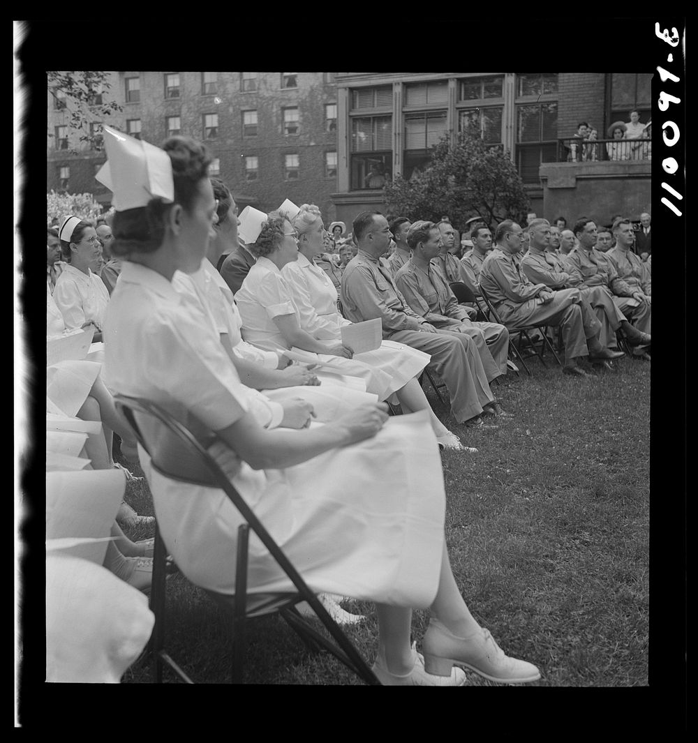 [Untitled photo, possibly related to: Detroit, Michigan. Nurses of the base hospital number seventeen]. Sourced from the…