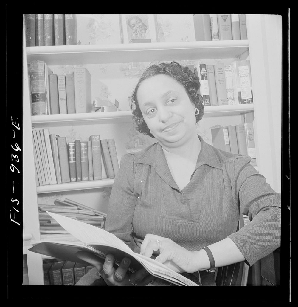Washington, D.C. Schoolteacher. Sourced from the Library of Congress.