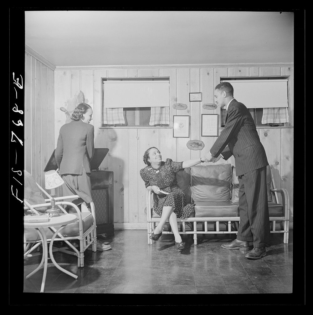 Washington, D.C. Son tries to persuade his mother, a school teacher, to dance in the basement playroom of their home in the…