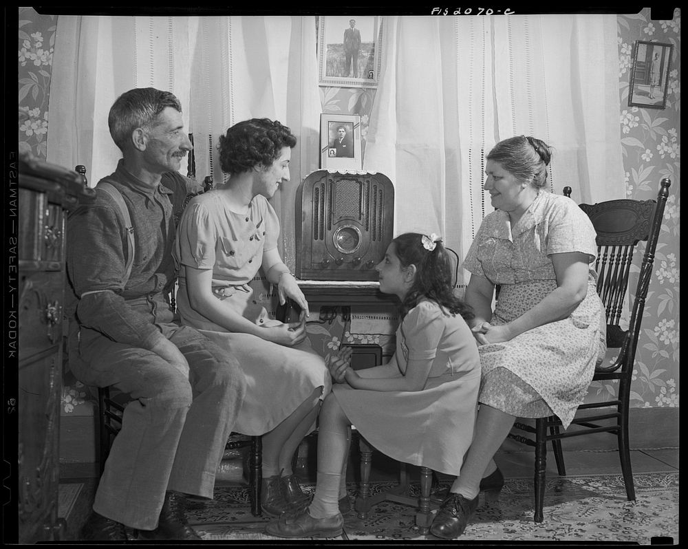 Provincetown, Massachusetts. Family of a Portuguese dory fisherman. Sourced from the Library of Congress.
