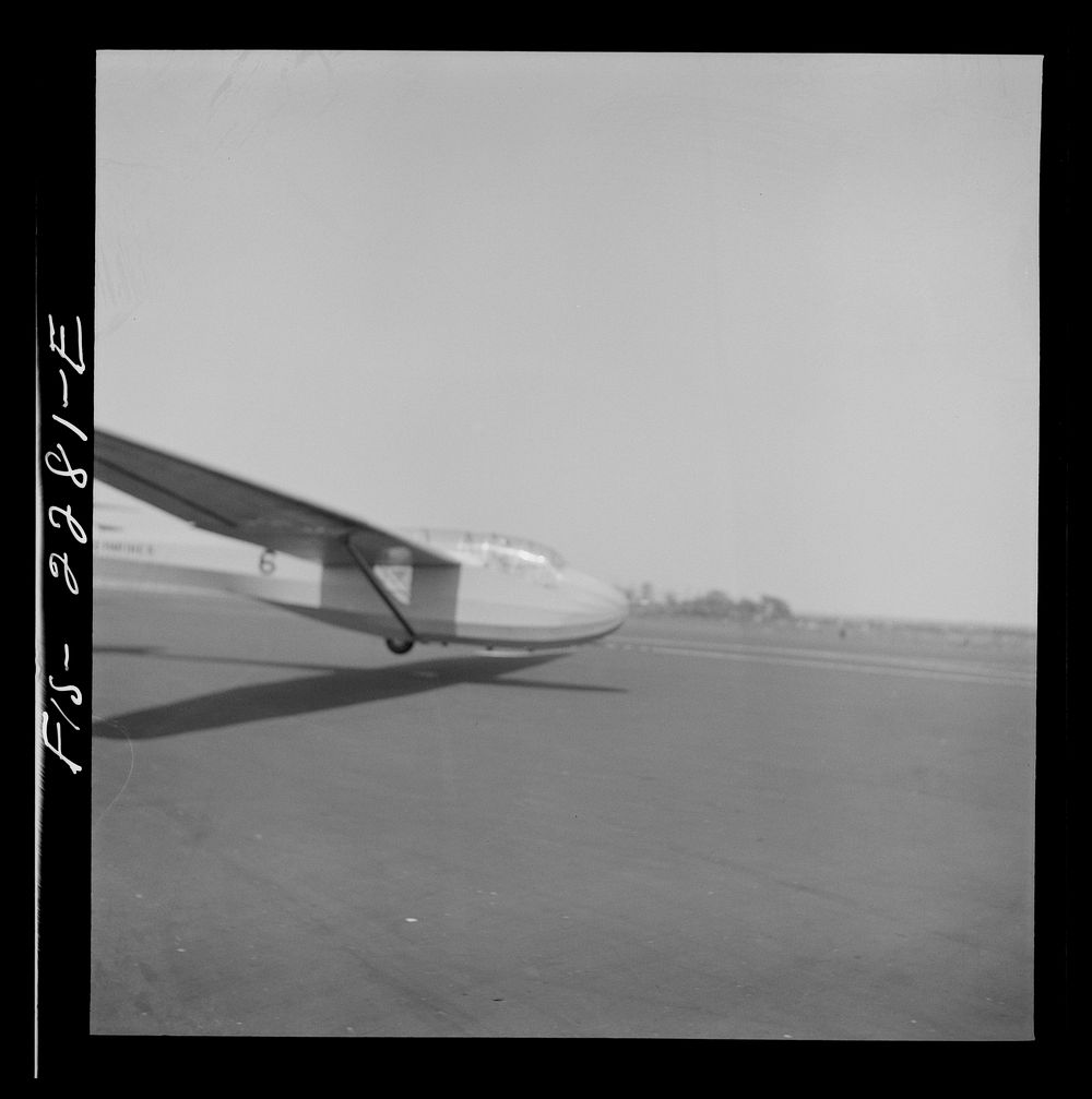 [Untitled photo, possibly related to: A scene at the U.S. Marine Corps glider detachment training camp at Parris Island…