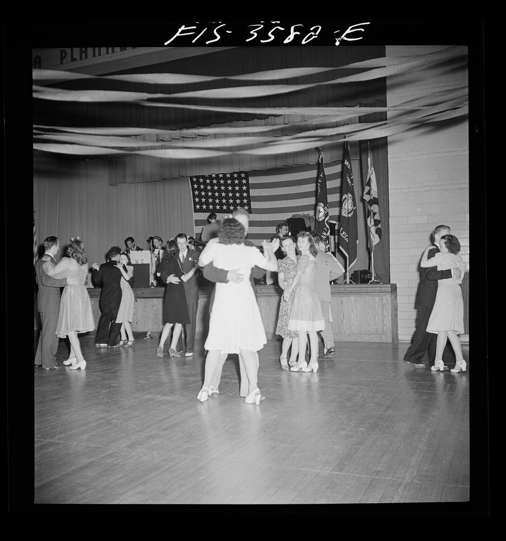 [Untitled photo, possibly related to: Greenbelt, Maryland. American Legion dance held at Greenbelt on Memorial Day]. Sourced…