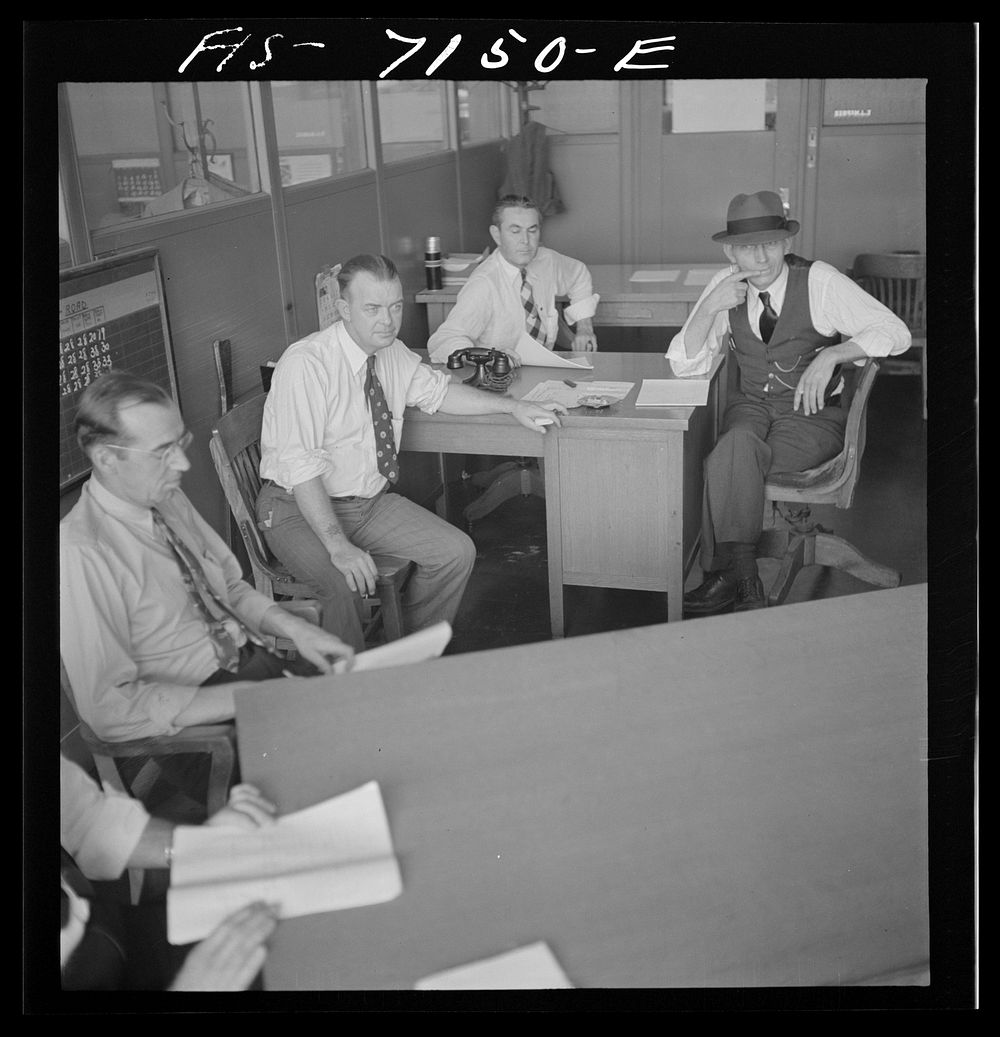 [Untitled photo, possibly related to: Detroit, Michigan (vicinity). Chrysler Corporation Dodge truck plant. Careful check is…