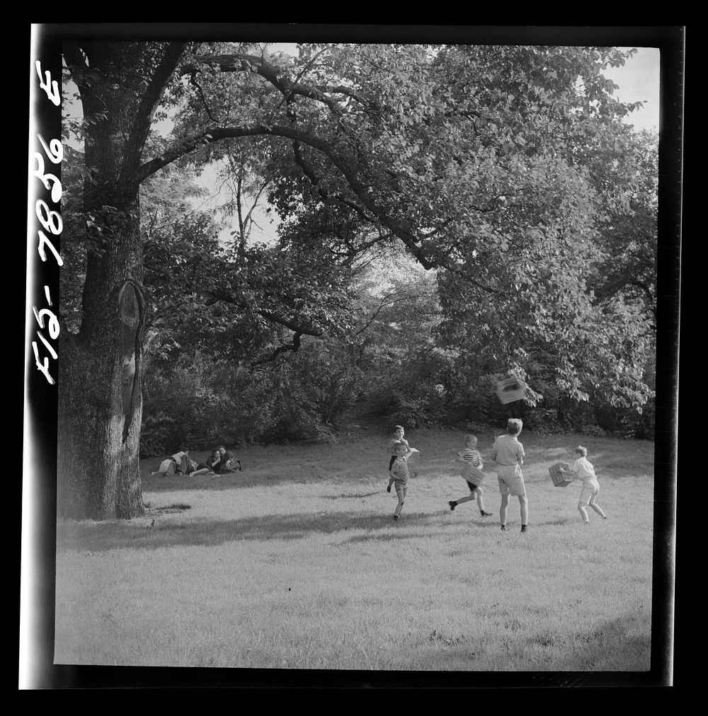 New York, New York. Children in Central Park on Sunday. Sourced from the Library of Congress.