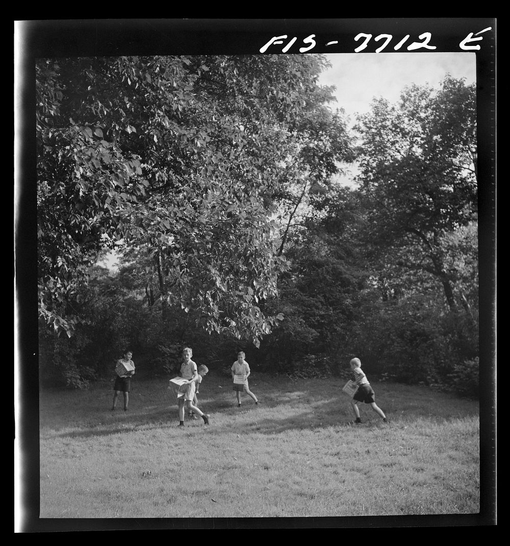 [Untitled photo, possibly related to: New York, New York. Children in Central Park on Sunday]. Sourced from the Library of…