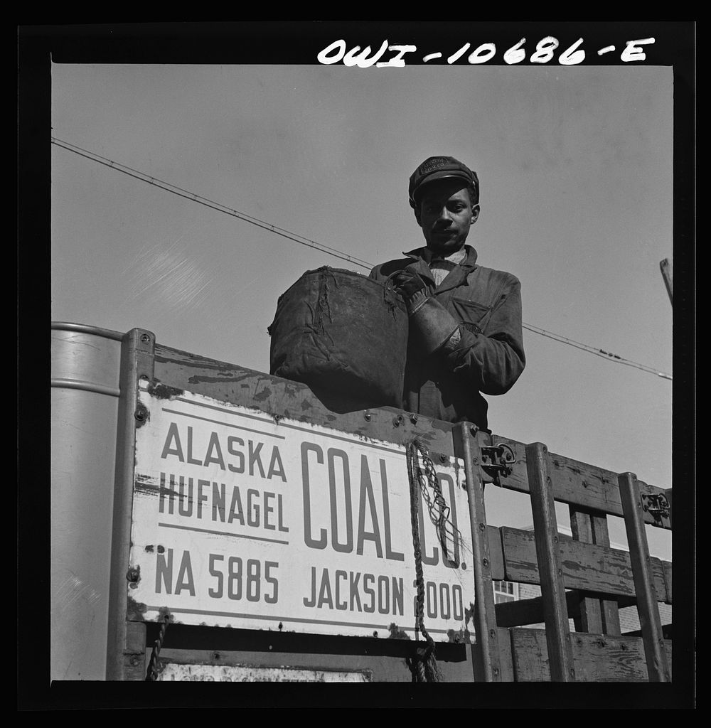 [Untitled photo, possibly related to: Washington, D.C.  coal hauler for the Alaska Hufnagel Coal Company]. Sourced from the…