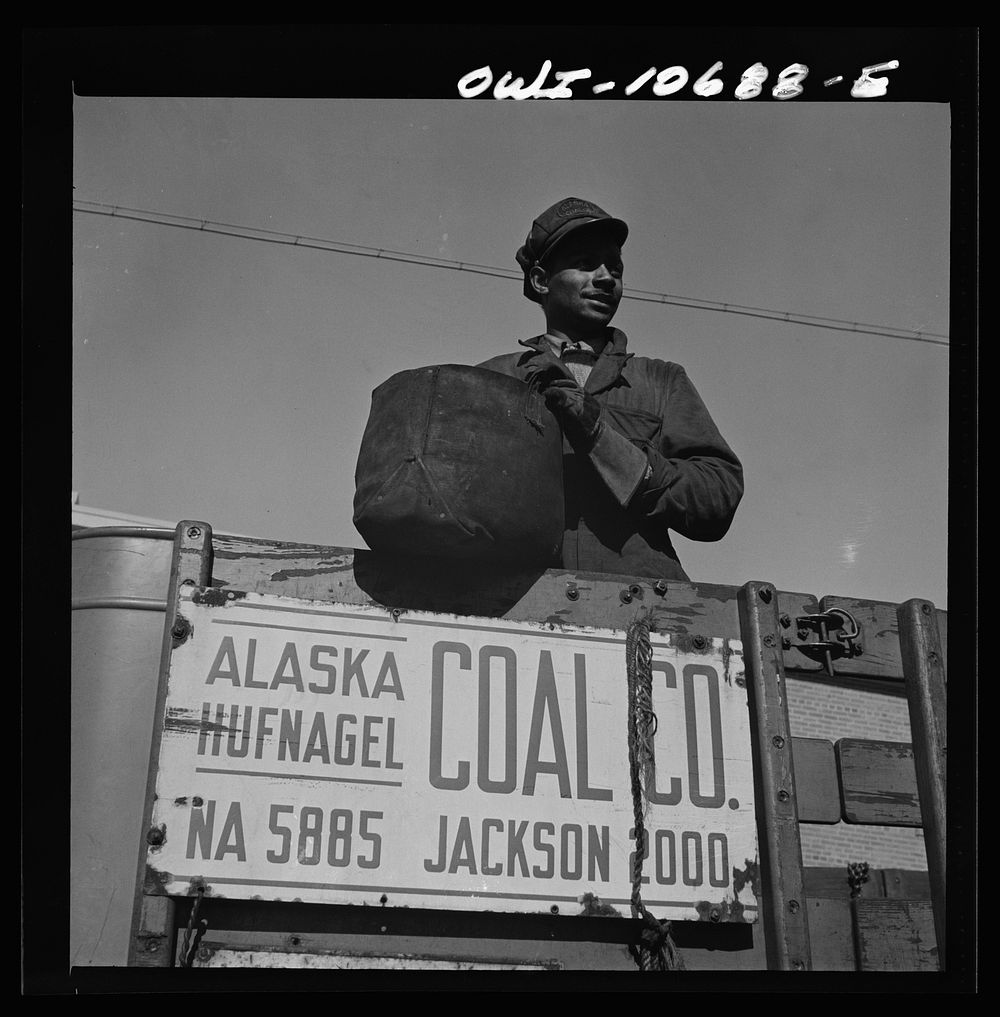 Washington, D.C.  coal hauler for the Alaska Hufnagel Coal Company. Sourced from the Library of Congress.