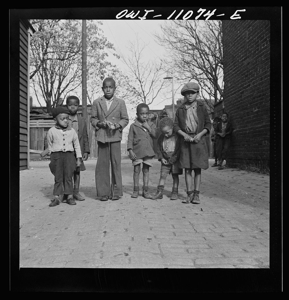 Washington (southwest section), D.C. Neighborhood children. Sourced from the Library of Congress.
