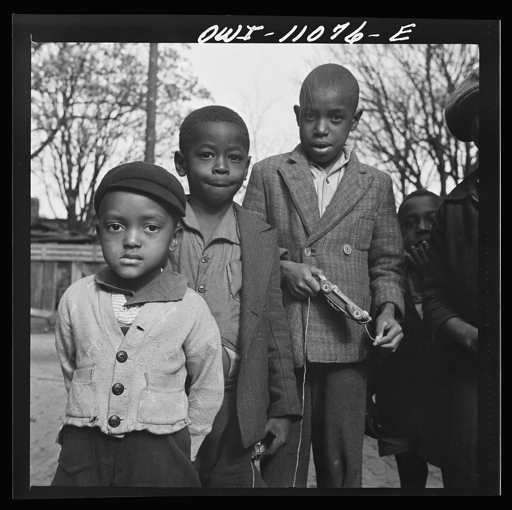 Washington, D.C. Neighborhood children. Sourced from the Library of Congress.