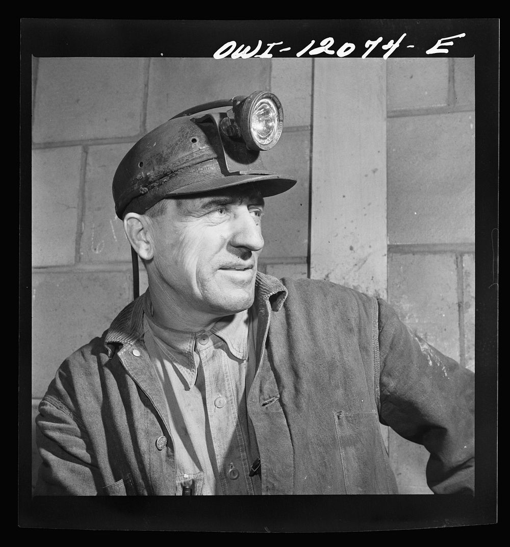 Pittsburgh, Pennsylvania (vicinity). Montour no. 4 mine of the Pittsburgh Coal Company. Mechanic in the mine. Sourced from…
