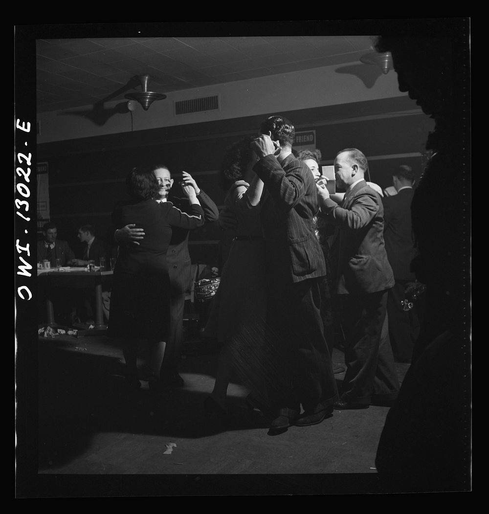 [Untitled photo, possibly related to: New York, New York. Merchant seamen's Christmas party at the Andrew Feruseth Club on…