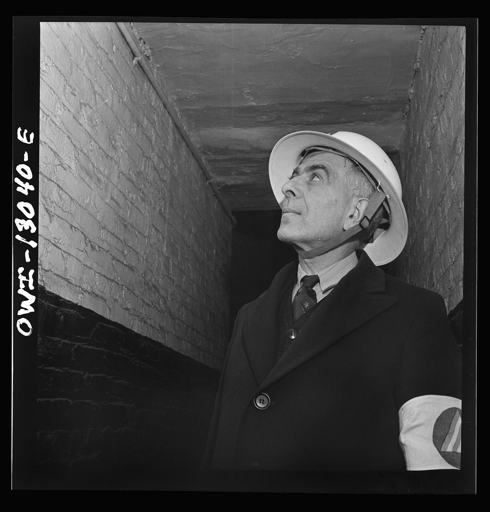 New York, New York. Italian-American shoemaker who is an air raid warden. Sourced from the Library of Congress.