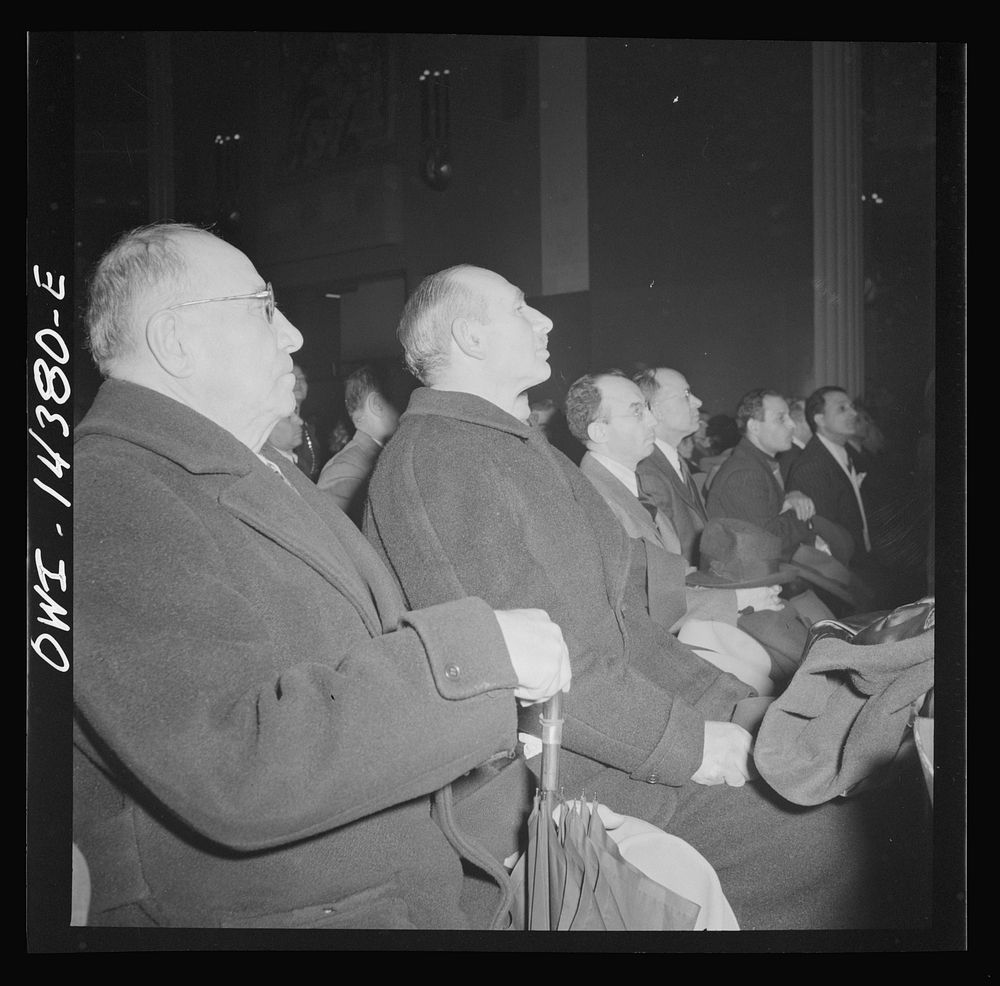 New York, New York. Mourners at the funeral of Carlo Tresca, the Italian anarchist publisher of Il Martello, who was…