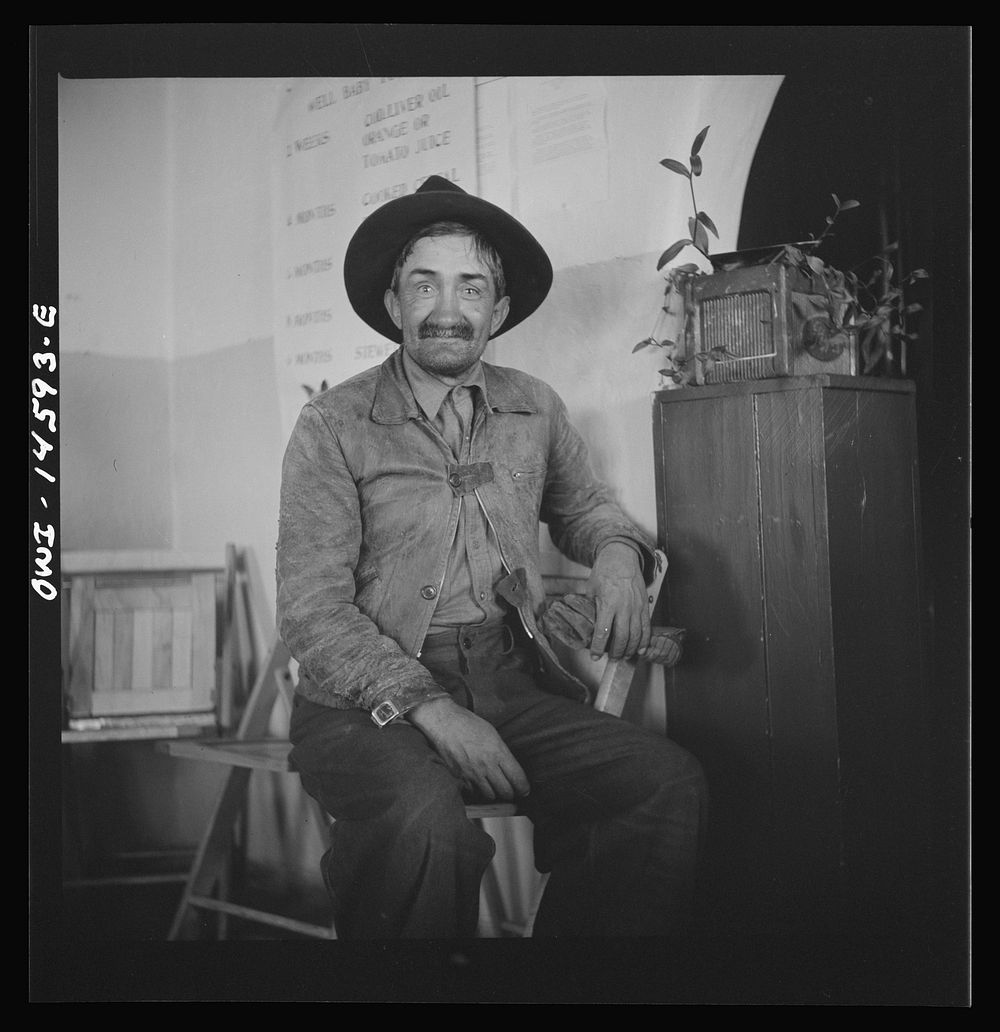 Penasco, New Mexico. A patient at the clinic operated by the Taos County cooperative health association. Sourced from the…