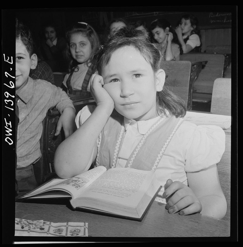 New York, New York. Pupil at Public School Eight. Sourced from the Library of Congress.