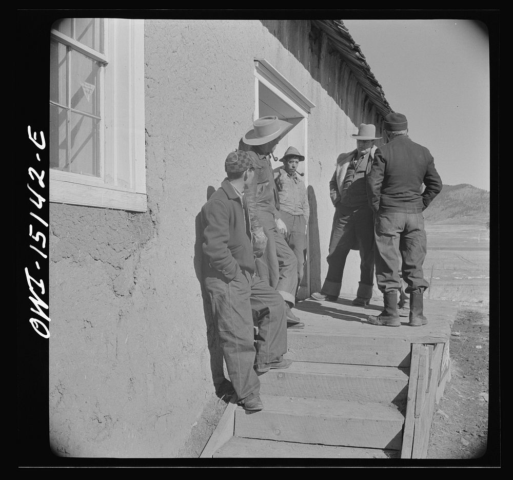 [Untitled photo, possibly related to: Chacon, Mora County, New Mexico. The general store]. Sourced from the Library of…