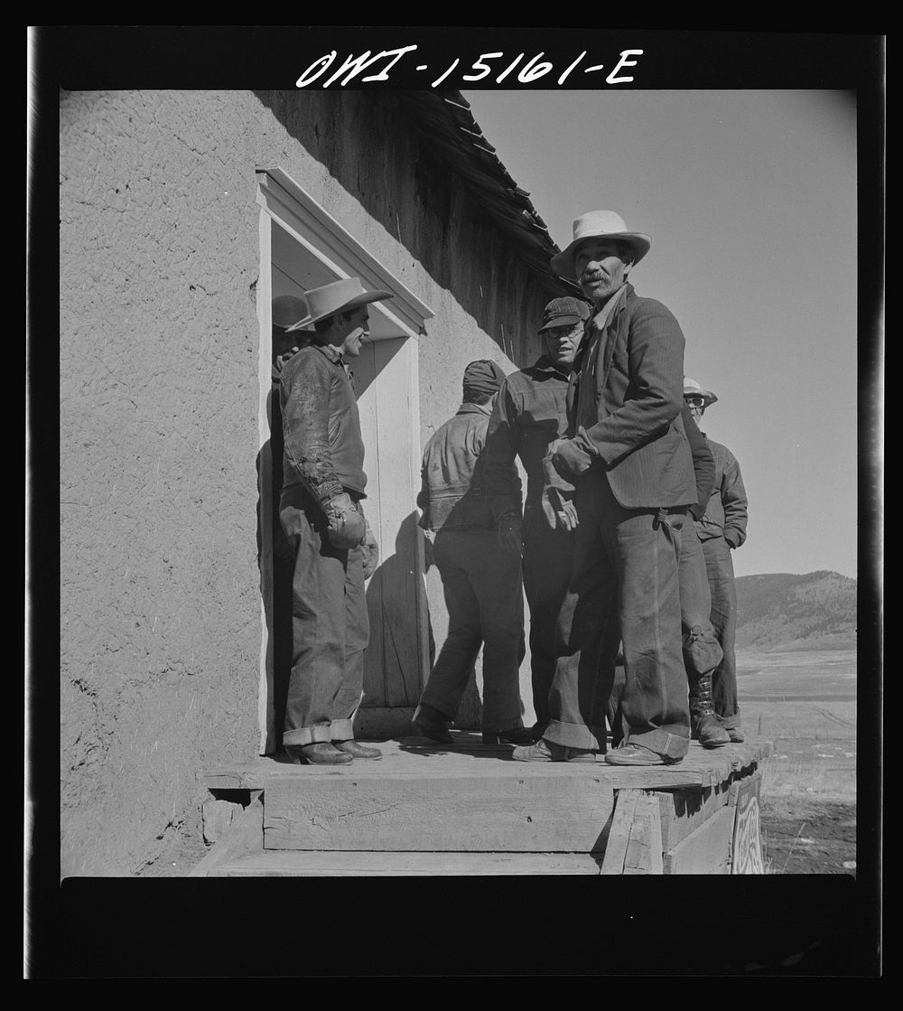 Chacon, Mora County, New Mexico. The general store. Sourced from the Library of Congress.
